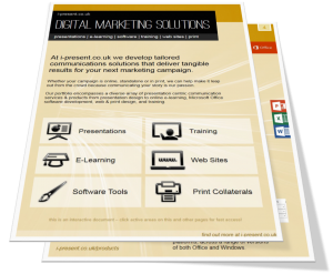 Digital Marketing Solutions Brochure