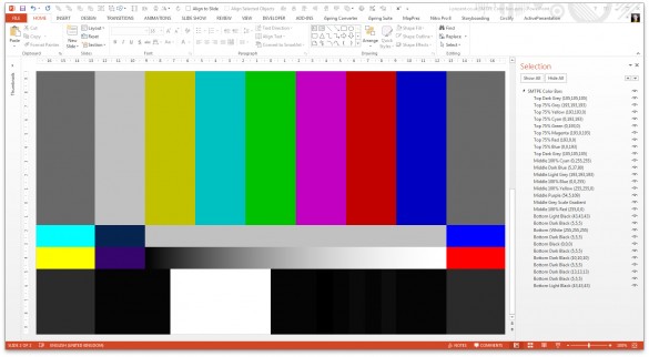 youpresent.co.uk SMPTE Color Bars