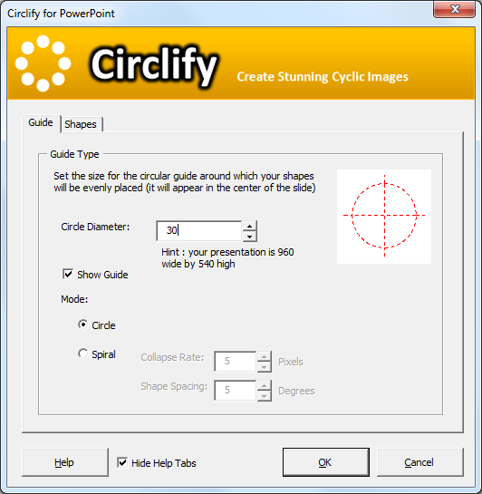 Circlify add-in for PowerPoint - Circle Guide