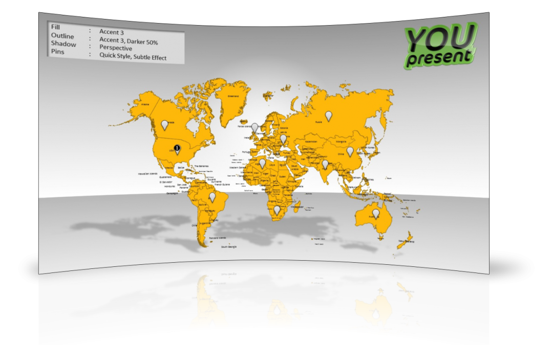 World Map Template For Powerpoint Youpresent