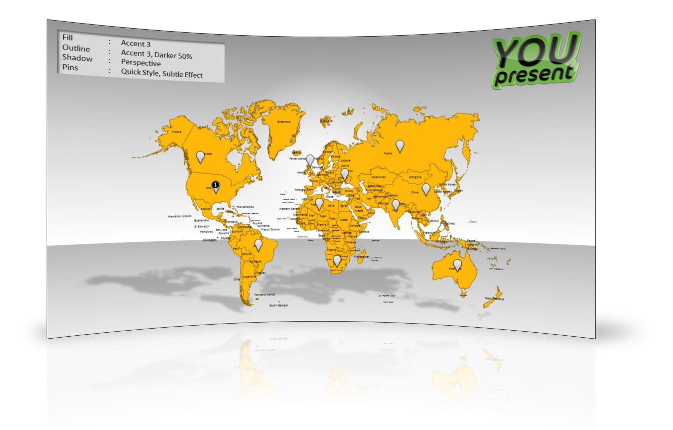 world map template for powerpoint