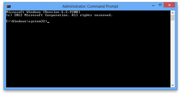 Windows 8 - Command Prompt 1