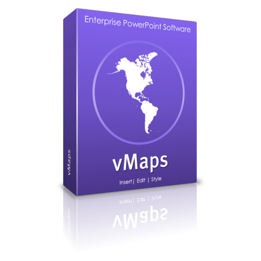 vMaps - editable maps and heat maps for PowerPoint