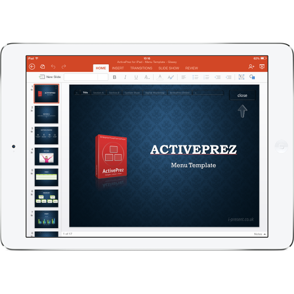 iPad + PowerPoint + ActivePrez