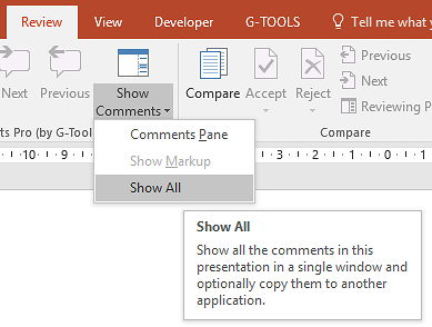 G-Tools Show All Comments