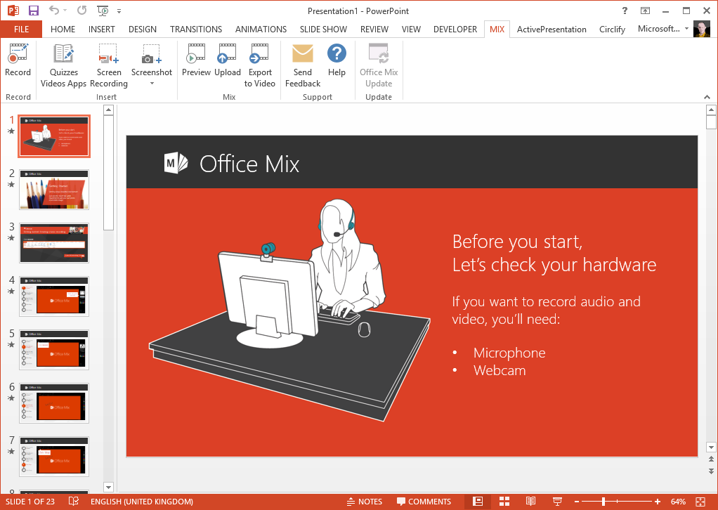 office mix examples