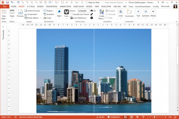 Picture Splitter for PowerPoint - split pictures