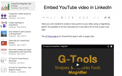Embed YouTube video into LinkedIn Posts