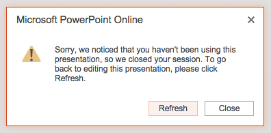 Protected PowerPoint Online