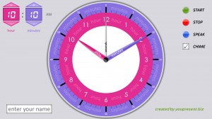 PowerPoint Teaching Clock slide show