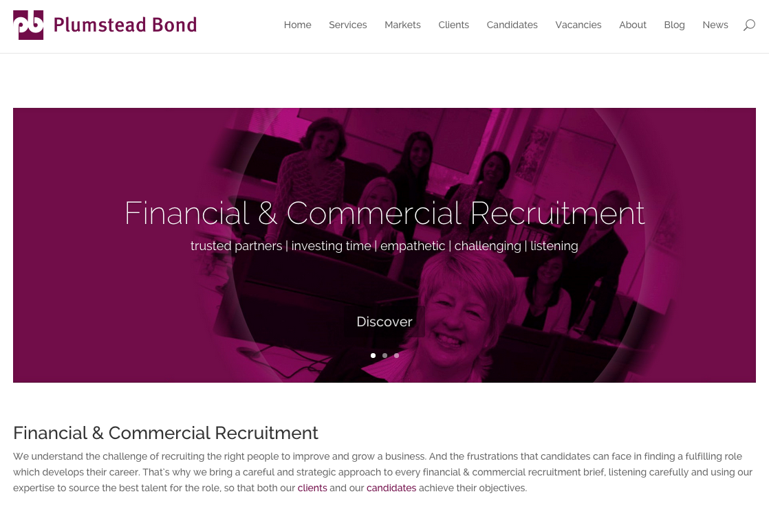 visit PlumsteadBond's new website