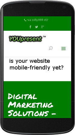 youpresent.co.uk is mobile friendly