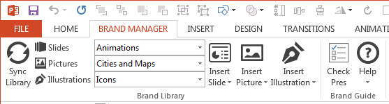 Brand Manager Ribbon