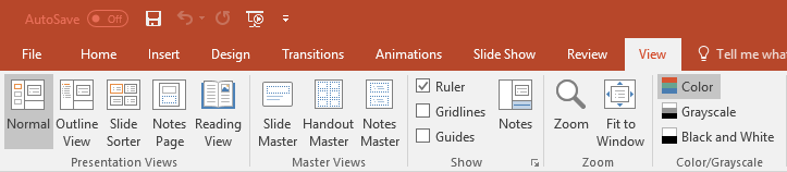 Master Views - Slide Master normal