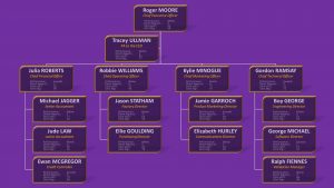 Org Chart Creator for PowerPoint - example design