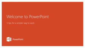 Welcome to PowerPoint 960x540px 1000ms