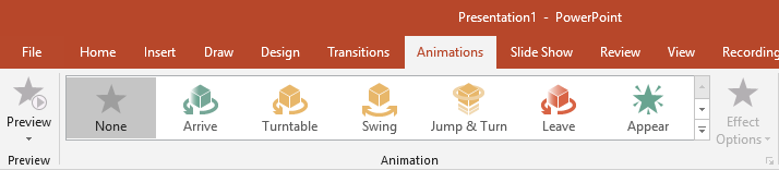 3D Animation Effects in PowerPoint