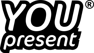 YOUpresent logo B&W (R)