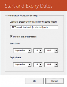 PPTimelock protection dates